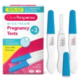 SOL 3pk Clear Response Midstream Early Detection Pregnancy Test Kit sold by Money Cruncher FBA