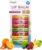SOL 7pk Womens Lip Balm Set Flavoured Moisturiser for with Beeswax & Vitamin E – Fruit Lipbalm for Girls and Teens, Moisturising Balms Multipack Sticks for Dry and Chapped Lips for Daily Use & Gifting