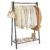 SONGMICS Clothes Rail with Steel Frame, with Hanging Rail and Shelf, 33.5 x 92.5 x 153 cm,