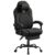 SONGMICS Ergonomic Gaming Chair with Footrest, Headrest, Adjustable Height, Ink Black