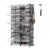 SONGMICS Interlocking 10-Slot Modular Shoe Rack with Doors