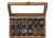 SONGMICS Rustic Walnut Watch Box with 12 Slots