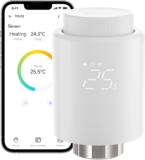 SONOFF Zigbee Thermostatic Radiator Valve, TRVZB, Add-On Smart Radiator Valve For Smart Home Control, Easy Installation, Save Heating Costs, Works With Alexa, Google Home