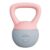 SPORTNOW Soft Kettlebell 8kg with Non-Slip Handle Pink and Grey