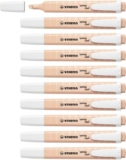 STABILO swing cool NatureCOLORS – Highlighter – Pack of 10 – Beige