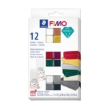 STAEDTLER FIMO Effect Oven-Hardening Modelling Clay, Assorted (12x25g)