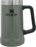 STANLEY 1913 Adventure Vacuum Beer Stein Travel Mug, 0.7L, Hammertone Green