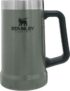 STANLEY 1913 Adventure Vacuum Beer Stein Travel Mug, 0.7L, Hammertone Green