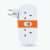 STATUS UK to EU Travel Plug Adapter with USB-A & USB-C Ports 2 Socket Extension Cable 1.4m Cord for European Outlets
