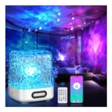 SUPPOU Ocean Wave Projector Lamp with Bluetooth Speaker