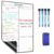 SURFOU Magnetic Whiteboard for Fridge A3, Weekly Planner Dry Wipe Board
