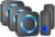 SURFOU Wireless Battery Doorbell, Waterproof Cordless Door Bells, 2 Remote Battery Operated Push Buttons & 3 Plug-in Receivers