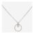 SWAROVSKI Silver Tone Crystal Hoop Constella Necklace