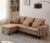 Sable Brown 3 Seater Sofa