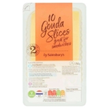 Sainsburys Gouda / Edam / Mozzarella Cheese Slices 250g – Nectar Price