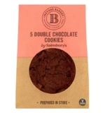 Sainsburys Milk Chocolate / White / Double Chocolate / Oatmeal & Raisin/ Rainbow Cookies 5 Pack – Nectar Price