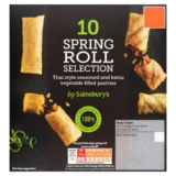 Sainsburys Spring Roll Selection x10 180g – In-store, Doncaster