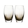 Sale Denby Glassware Contemporary Smoked Grey Large Tumblers – Set of 2