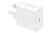 Samsung Galaxy Official 25W Super Fast Charging Travel Adapter (without USB-C to C Data Cable), White (includes a screen protector)