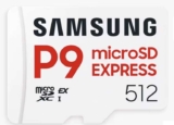 Samsung P9 Express microSDXC Card, Up to 800MB/s Read Speed, 512GB – Switch 2 Compatible – Free C&C
