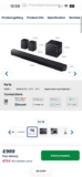 Samsung Q-Series HW-Q990F Soundbar with Wireless Subwoofer – Black