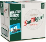 San Miguel Premium Lager Beer, 12x330ml bottle