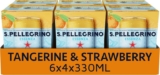 San Pellegrino Essenza Sparkling Water Tangerine & Strawberry Lightly Flavoured 24x330ml