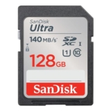 SanDisk Ultra SDXC Card, 128GB SD Card (Memory Card up to 140 MB/s