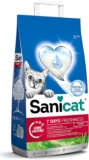 Sanicat – Classic cat litter with Aloe Vera 7-day odour control Fast absorption product for your pets hygiene Keep Your Home Clean 4L capacity