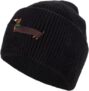 Sausage Dog Gifts, Dachshund Gifts for Women, Warm Knitted Beanie Hats for Women, Soft Dachshund Embroidered Beanie Hat