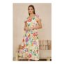 Save £10 on Yumi White Big Floral Midi Dress at Yumi