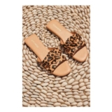 Save 30% off Leopard Print Cross Strap Sandals at Sosandar