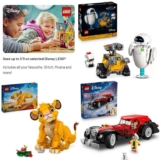 Save on Select LEGO Disney e.g LEGO Disney Pixar 43279 WALL-E and EVE (£40 w/ email sign up) / 43243 Simba the Lion King Cub £12. Free C&C