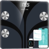 Scales for Body Weight and Fat Percentage with App & Bluetooth, High Precision 0.1lb Digital Bathroom Scales, Analyzes 13 Body Composition Data (Weight, Fat%, Water, BMI), 400 lbs Capacity (400lb)