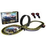 Scalextric Micro Car Race Track Sets for Kids Age 4 – Batman vs Joker Themed Construction Set, Battery Powered Racing