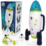 Science Kidz Space Rocket Set – Space Toys For Children Age 3, 4, 5 Year Olds – 42cm Spaceship With Lights & Sounds, 2 Astronauts, Rover Car