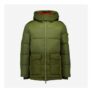 Scotch & Soda Green Insulated Cargo Puff Jacket