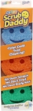 Scrub Daddy Colors Kitchen Sponges, Dish Sponges for Washing Up, Texture Changing Washing Up Sponge, Non Scratch Dish Scrubber, Odour Resistant Bathroom Cleaning Products, Dishwasher Safe, Pack of 3