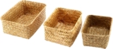 Seagrass Storage Basket, Multisize Handmade Rattan Shelf Baskets & Bins Baskets for Decoration