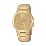 Seiko 5 Automatic Gold Dial Stainless Steel Watch