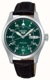 Seiko 5 Kelly Green Flieger Suit Style 36mm Automatic – With Code