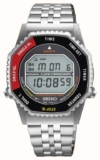 Seiko Rotocall SMGG19P1 Digital Watch in Red and Black With Code