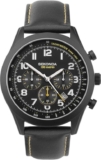 Sekonda Mens Dual Time Watch with Black Dial and Black Strap 30112 -W/code GB Watch Shop