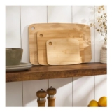 Set of 3 Bamboo Non Slip Cutting Board