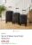 Set of 3 Black Hard Shell Suitcases