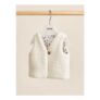 Shai Lined Fleece Gilet in Ivory (12 – 18 Months Only)