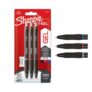 Sharpie S-Gel Gel Pens Medium Point (0.7mm) Black, Red & Blue Ink 3 Count