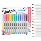Sharpie S-Note Highlighter Pens, 12 Count – £2.85 / £2.55 S&S