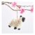 Sheep Felt Hanging Decoration