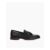 Showman – Black Leather Textured Tassel Formal Shoes